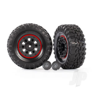 Traxxas Tyres and Wheels, Assembled Glued 2.2in Tyres (2 pcs)