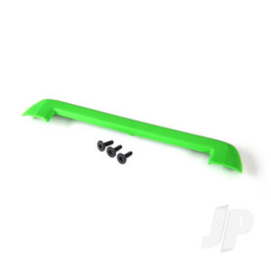 Traxxas Tailgate protector, Green / 3x15mm flat-head screw (4 pcs)