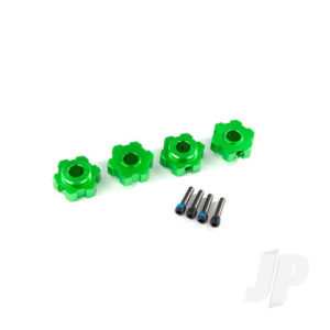 Traxxas Wheel Hex Hubs - Aluminum (Green-Anodized) (4) TRX8956G