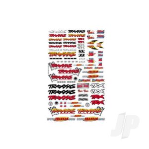 Traxxas Official Team Traxxas racing decal Set (flag logo / 6-colour)
