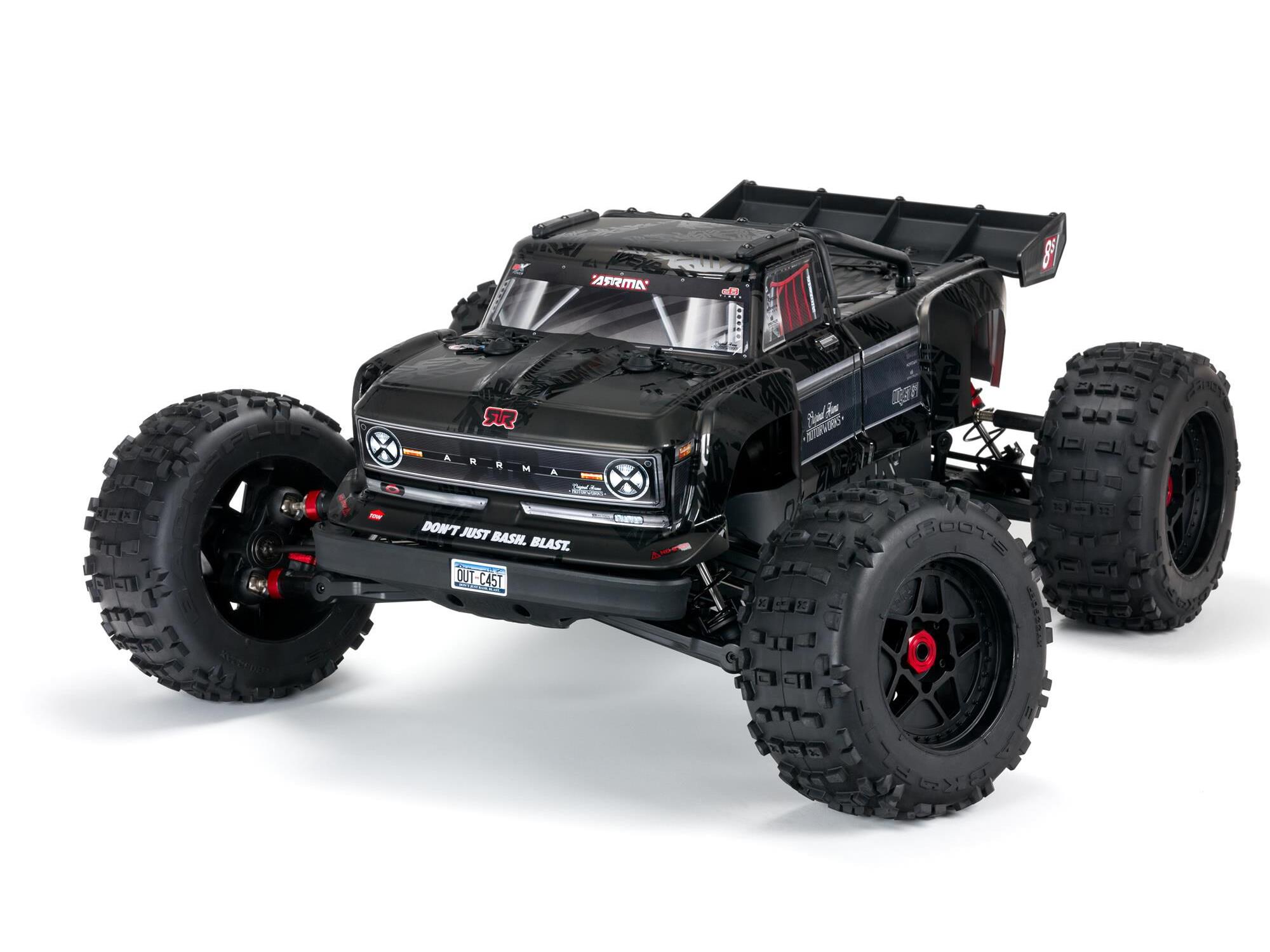 Arrma 1/5 OUTCAST 4WD EXtreme Bash Roller Stunt Truck - Black