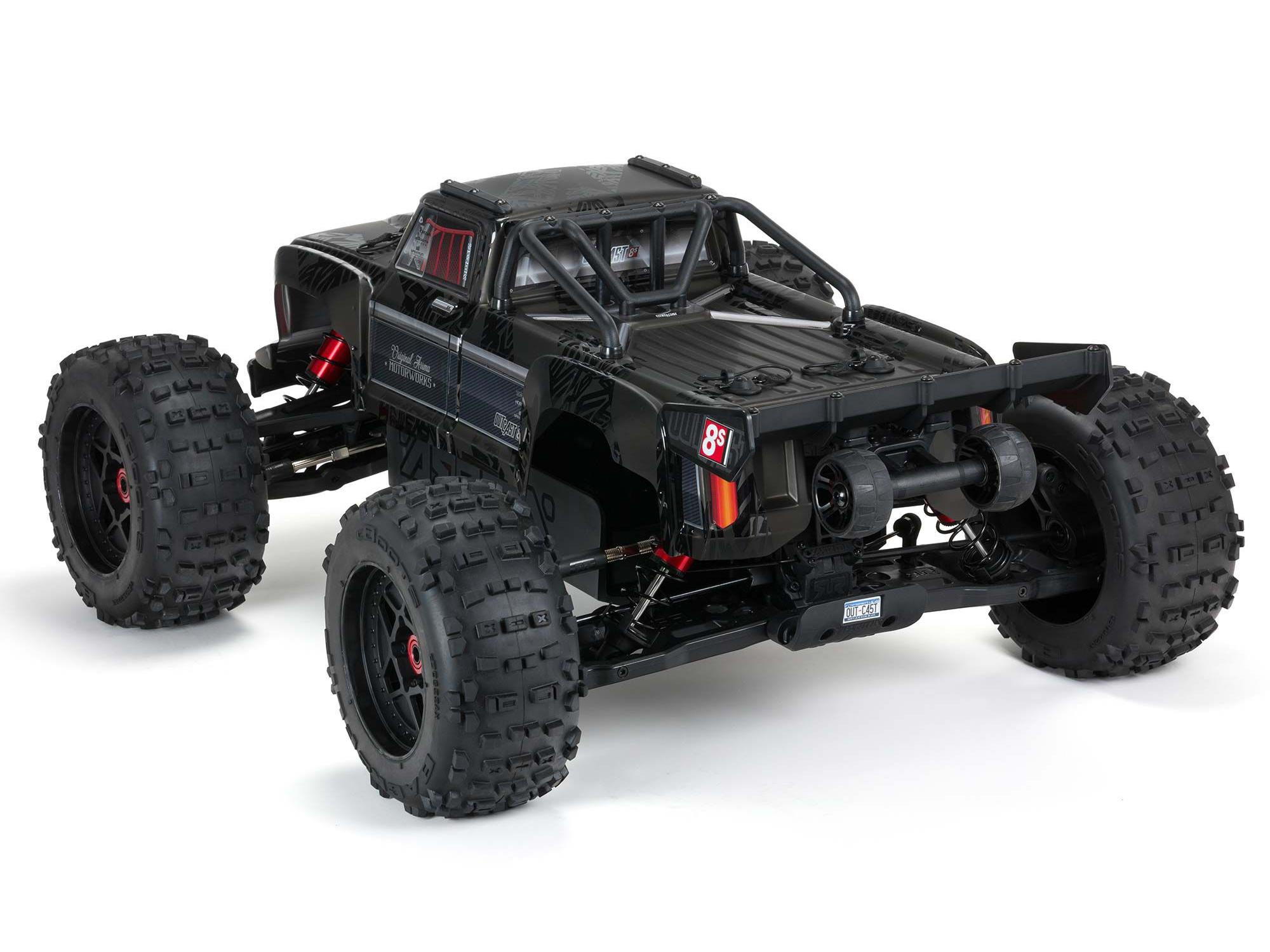 Arrma 1/5 OUTCAST 4WD EXtreme Bash Roller Stunt Truck - Black