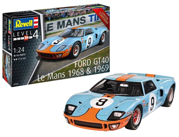 Revell Ford GT40 LE Mans Gulf 1/24 07696