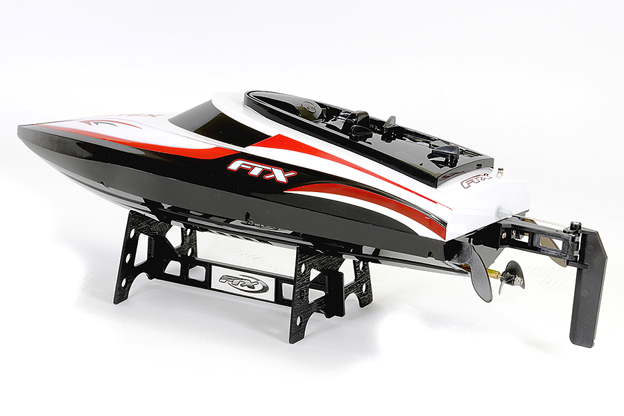 FTX Black Vortex high speed R/C race boat 44cm