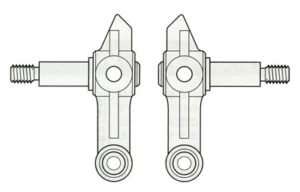 Tamiya L & R Upright for 58184 0555059