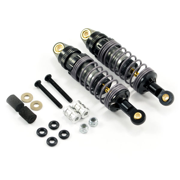 Fastrax 75mm Aluminium Adjustable Shocks 1/10th (2) FAST156