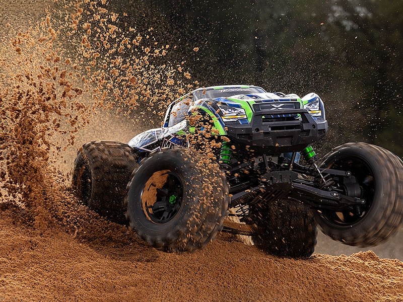 Traxxas X-Maxx Belted 4WD Brushless RTR 8S Monster Truck - Green - Image 7