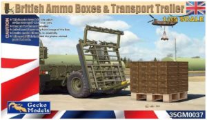 Gecko Models British Ammo Boxes & Trailer 1/35 35GM0037
