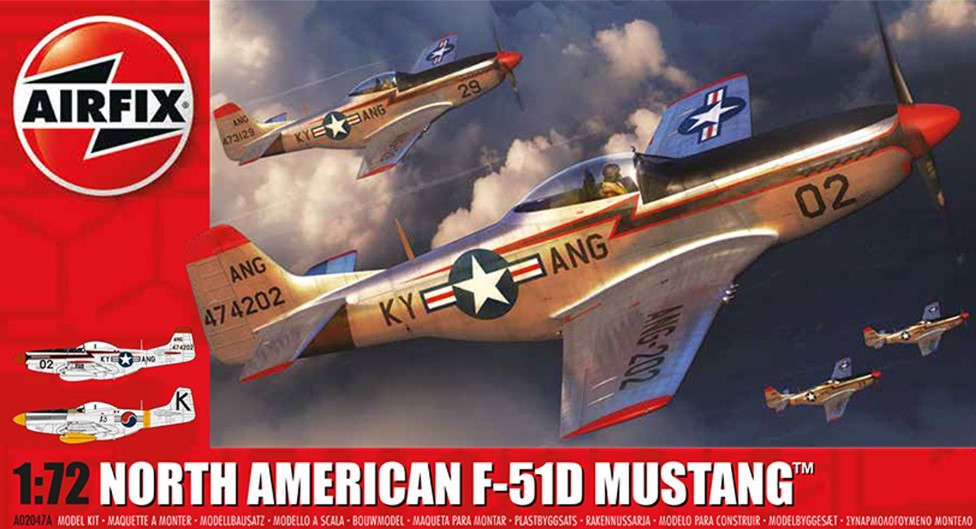 Airfix North American F-51D Mustang 1:72 A02047A
