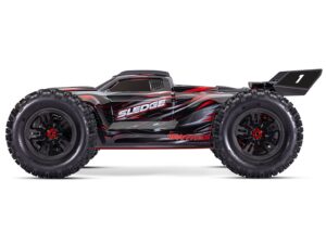 Traxxas Sledge Belted 1:8 4WD Brushless Electric Monster Truck - Red