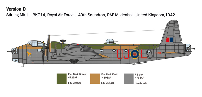 Italeri 1/72 Short Stirling Mk. III Includes H2S Radar 1462 - Image 10