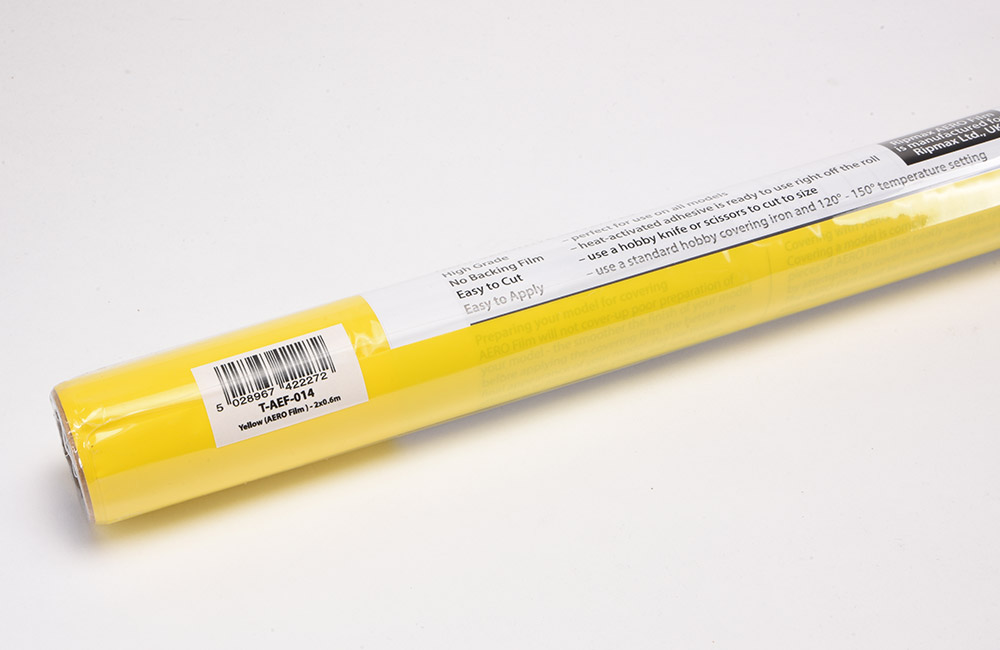 Ripmax Yellow Aero Film 2m x 0.6m (Roll) T-AEF-014 - Image 2