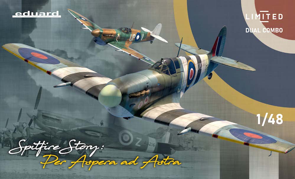 EDK11162 1/48 SUPERMARINE SPITFIRE MK.VC ' PER ASPERA AD ASTRA' DUO