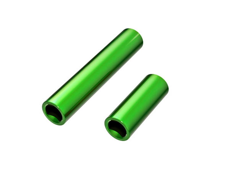 Traxxas TRX-4M 6061-T6 Aluminium Centre Female Driveshafts (Front and Rear) for use with 9751 - Green Anodised