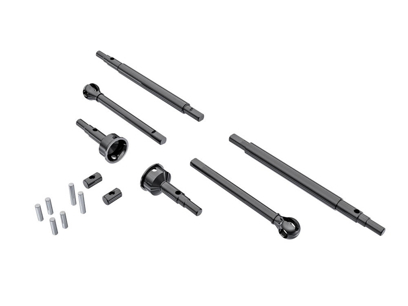 Traxxas TRX-4M Front and Rear Axle Shafts. Stub Axles - Hardened Steel