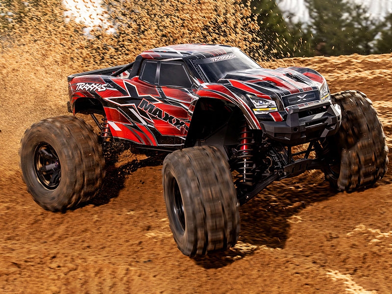 Traxxas X-Maxx Belted 4WD Brushless RTR 8S Monster Truck - Red - Image 3