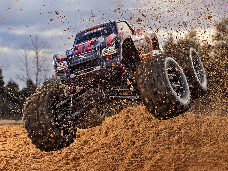 Traxxas X-Maxx Belted 4WD Brushless RTR 8S Monster Truck - Red - Image 2