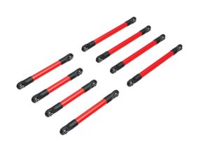 Traxxas TRX-4M Aluminium Suspension Link Set - Red
