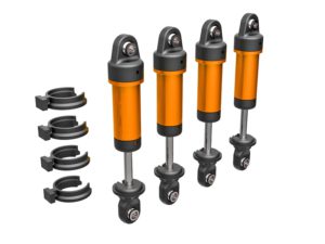 Traxxas TRX-4M Aluminium GTM Shocks (4) - Orange