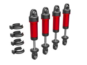 Traxxas TRX-4M Aluminium GTM Shocks (4) - Red