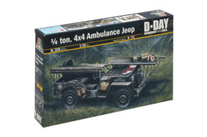 Italeri 1/4 TON 4X4 AMBULANCE JEEP D DAY C 1:35 326