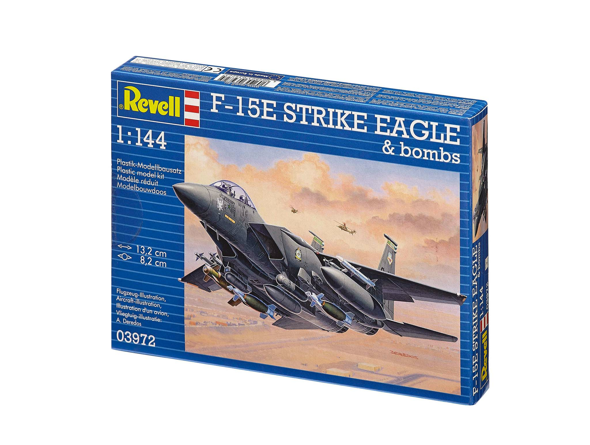 Revell F-15E STRIKE EAGLE & bombs 1:144 03972