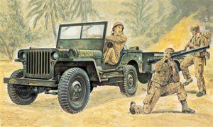 Italeri Willys Jeep with Trailer 1/35 314