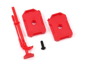 Traxxas Fuel canisters (left and right)/ jack (red) (fits 9712 body)