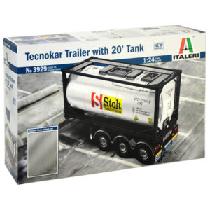 ITALERI Tecnokar Trailer With 20ft Tank 3929 1:24