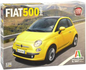 Italeri Fiat 500 (2007 Model) - CHROMED PARTS 1/24 3647