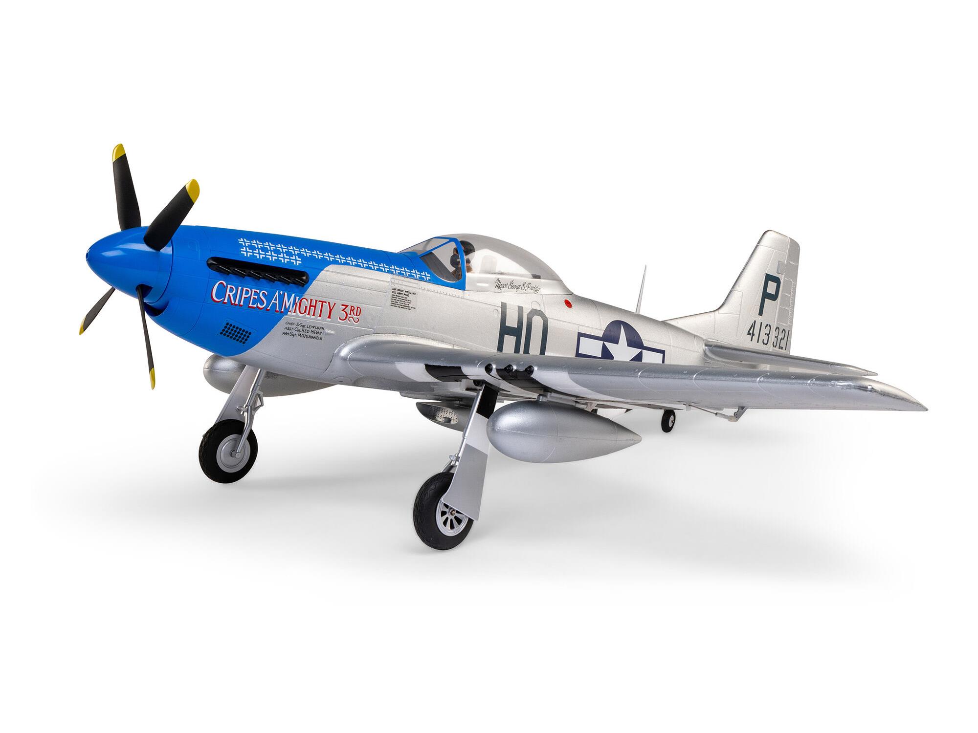E-FLITE P-51D MUSTANG 1.2M BNF BASIC (A-EFL089500)