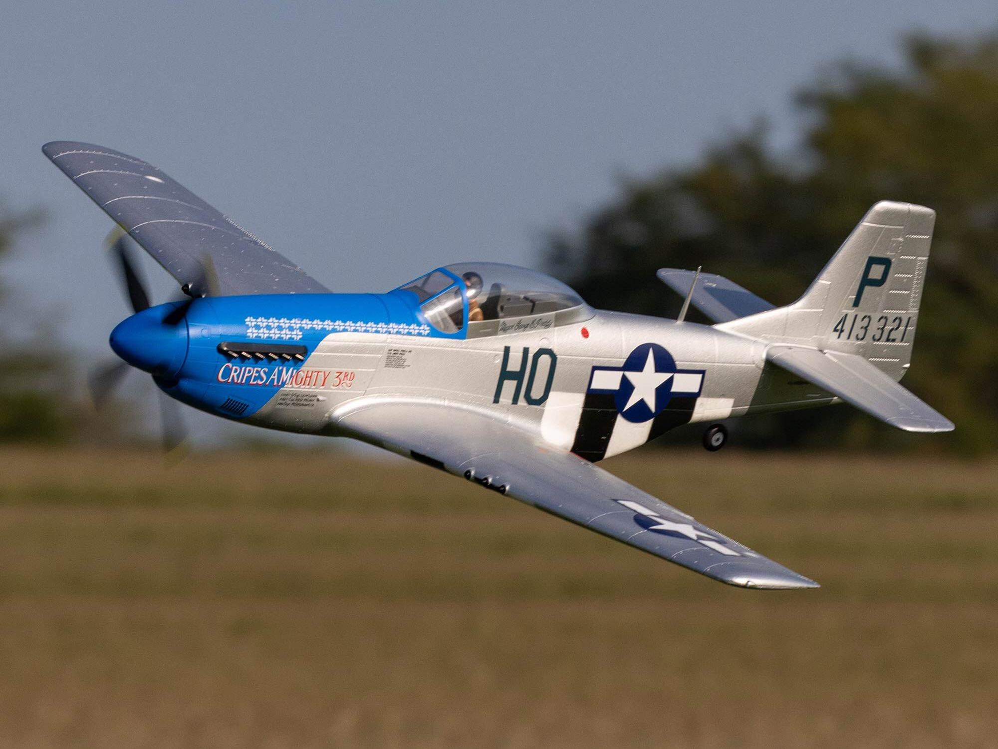E-FLITE P-51D MUSTANG 1.2M BNF BASIC (A-EFL089500)
