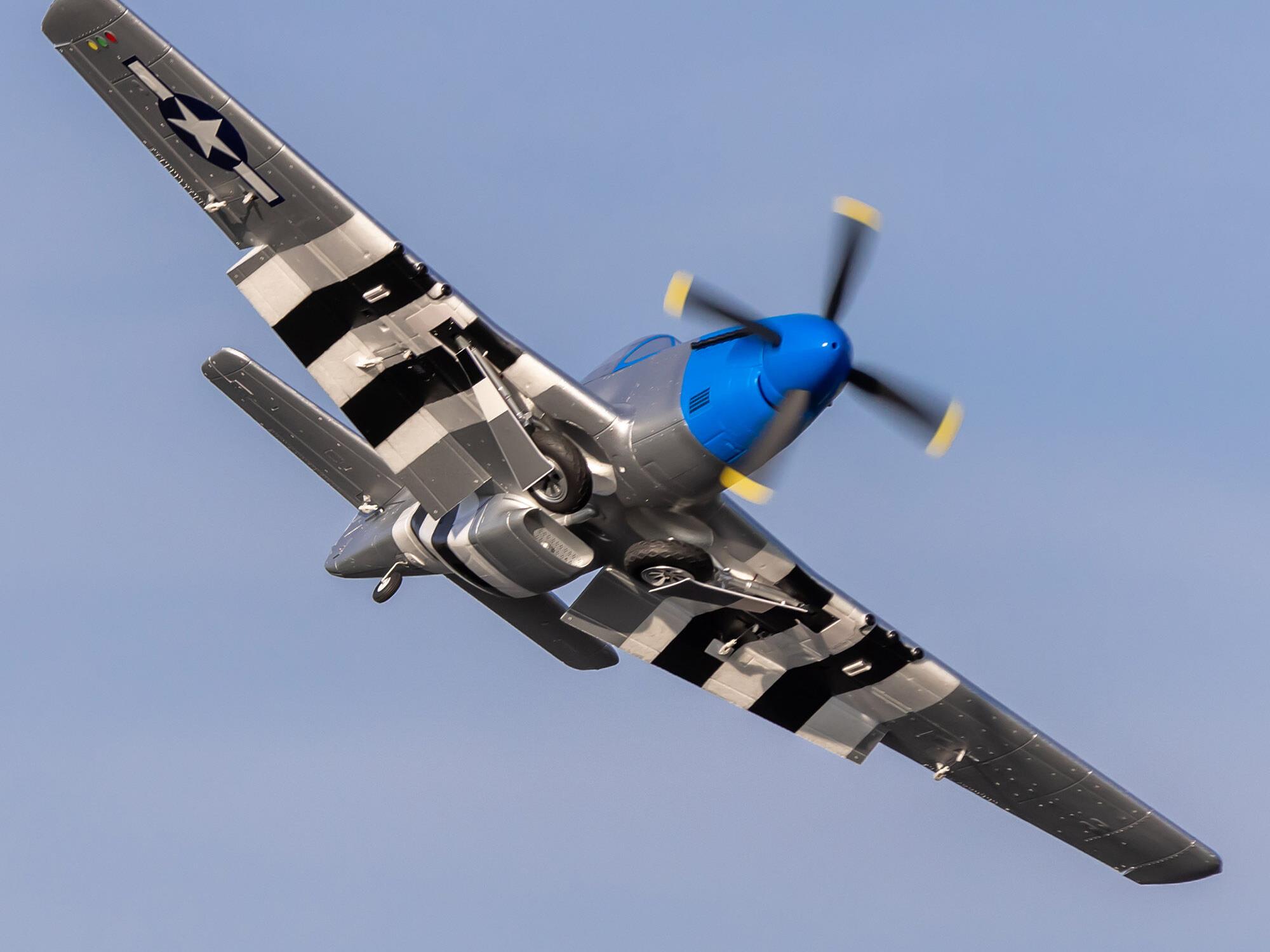 E-FLITE P-51D MUSTANG 1.2M BNF BASIC (A-EFL089500)