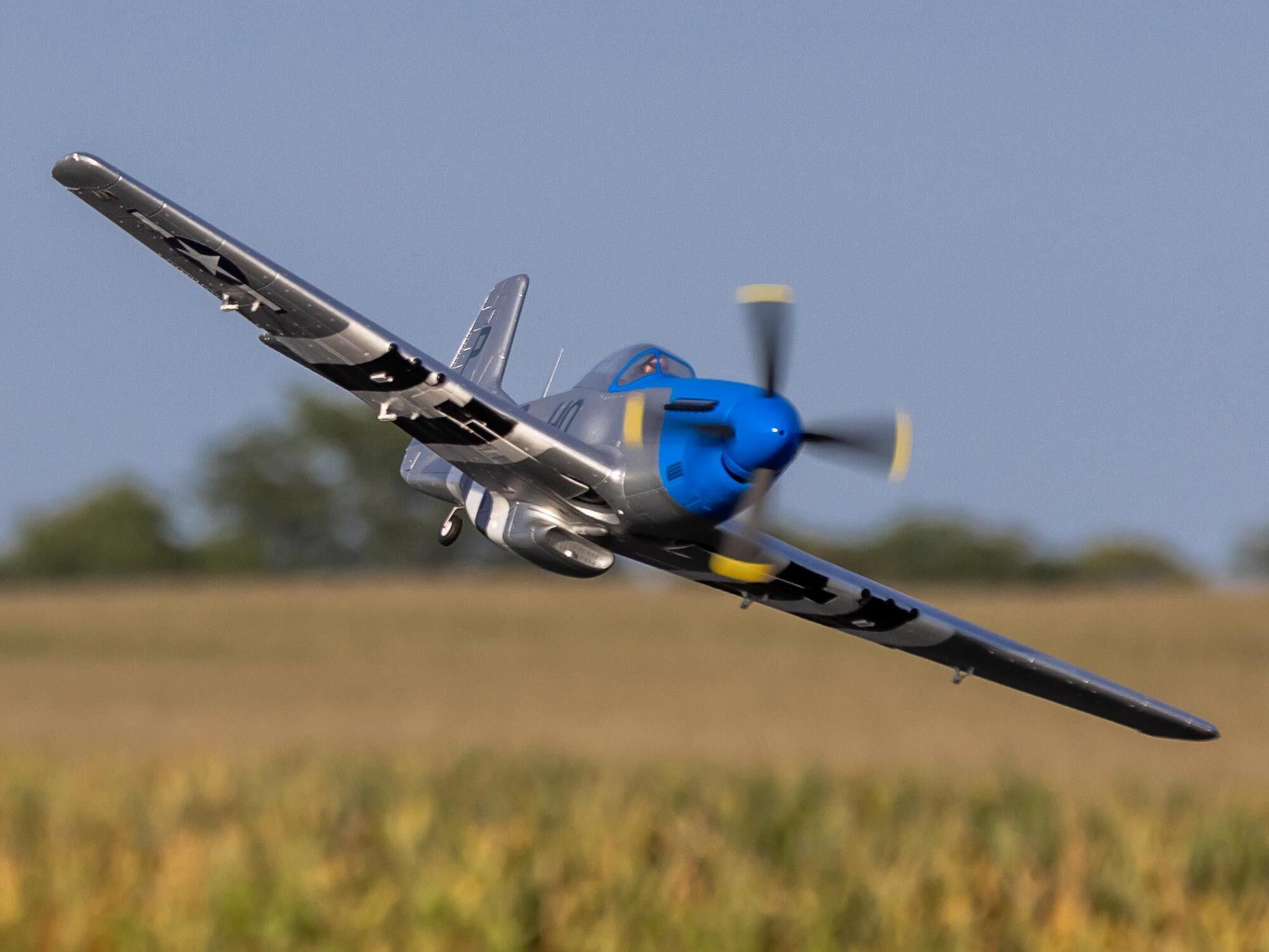 E-FLITE P-51D MUSTANG 1.2M BNF BASIC (A-EFL089500)