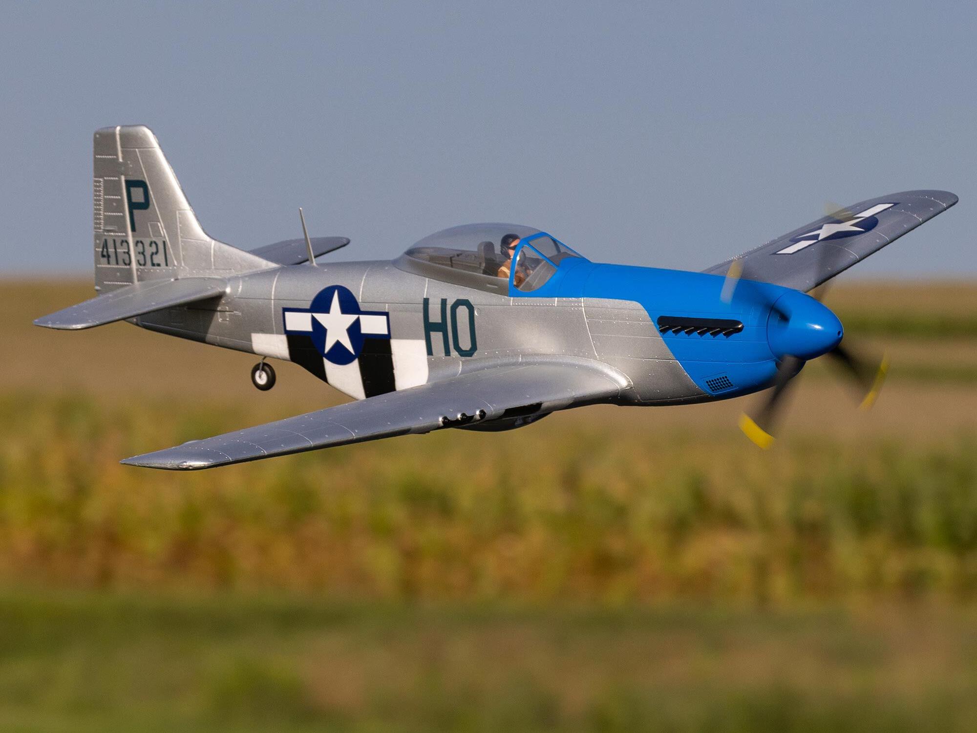 E-FLITE P-51D MUSTANG 1.2M BNF BASIC (A-EFL089500)