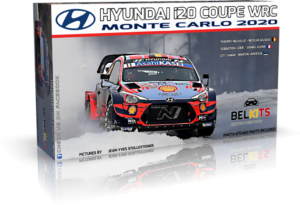 BELKITS Hyundai I20 Coupe WRC Monte Carlo 1:24 BEL021