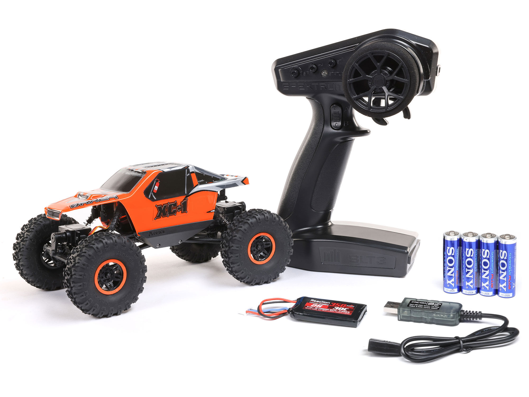 AXIAL 1/24 AX24 XC-1 4WS CRAWLER BRUSHED RTR Orange C-AXI00003T2