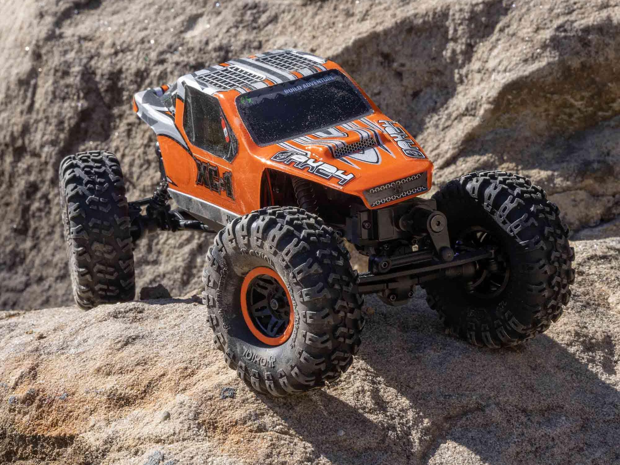 AXIAL 1/24 AX24 XC-1 4WS CRAWLER BRUSHED RTR Orange C-AXI00003T2