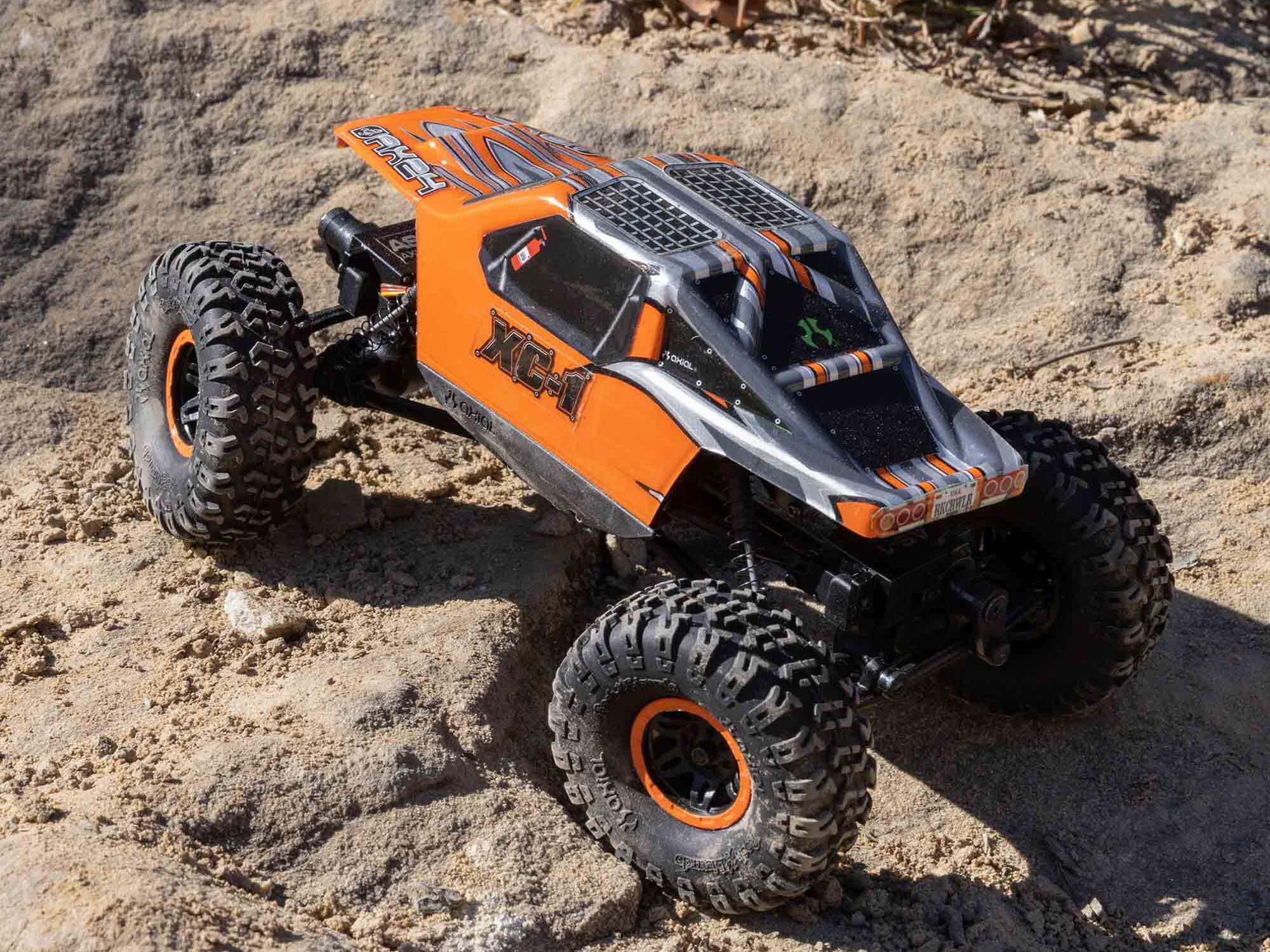 AXIAL 1/24 AX24 XC-1 4WS CRAWLER BRUSHED RTR Orange C-AXI00003T2