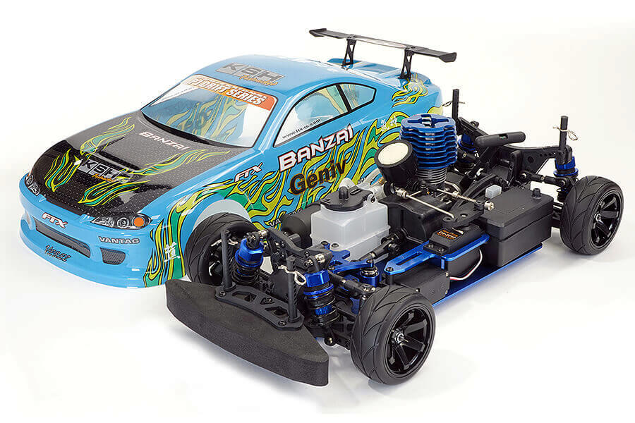 FTX Banzai Nitro 1/10 On Road Street Car - Blue