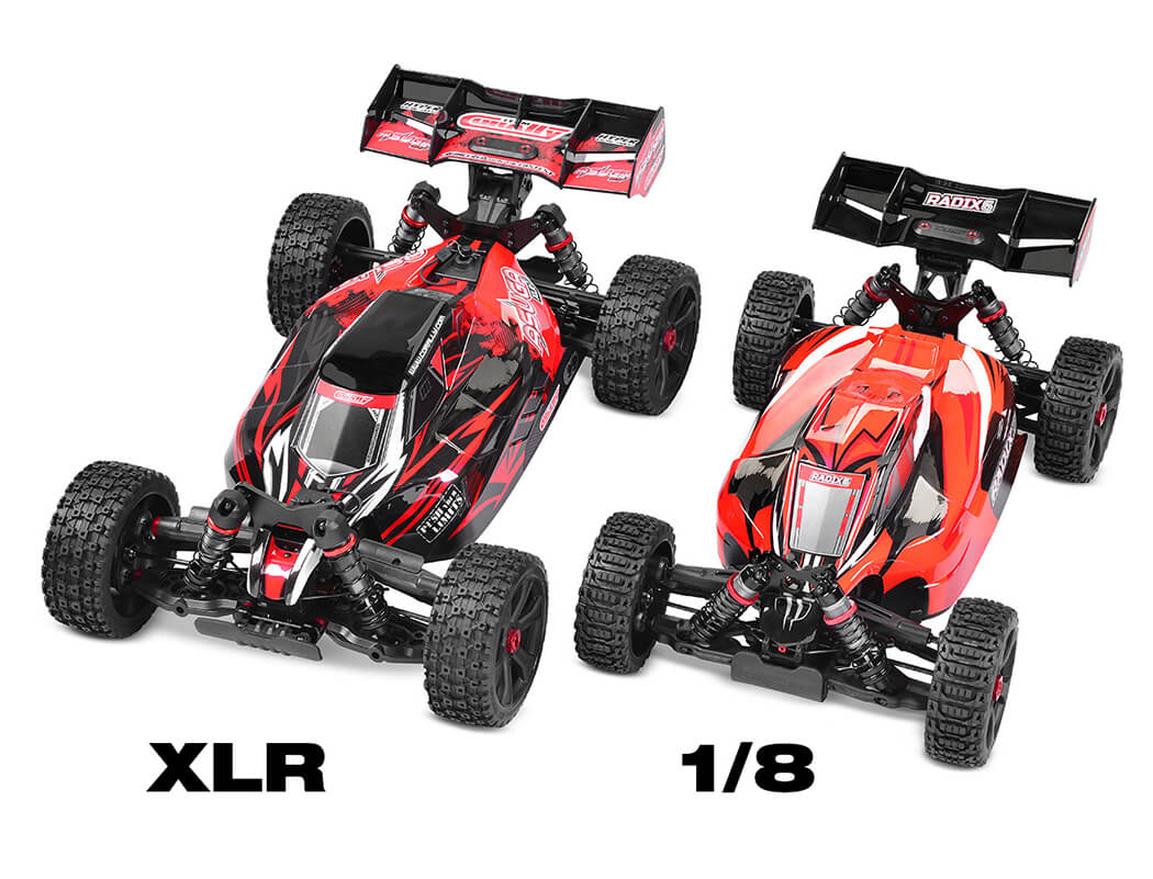 CORALLY ASUGA XLR RED 6S ROLLER BUGGY CHASSIS - Image 11