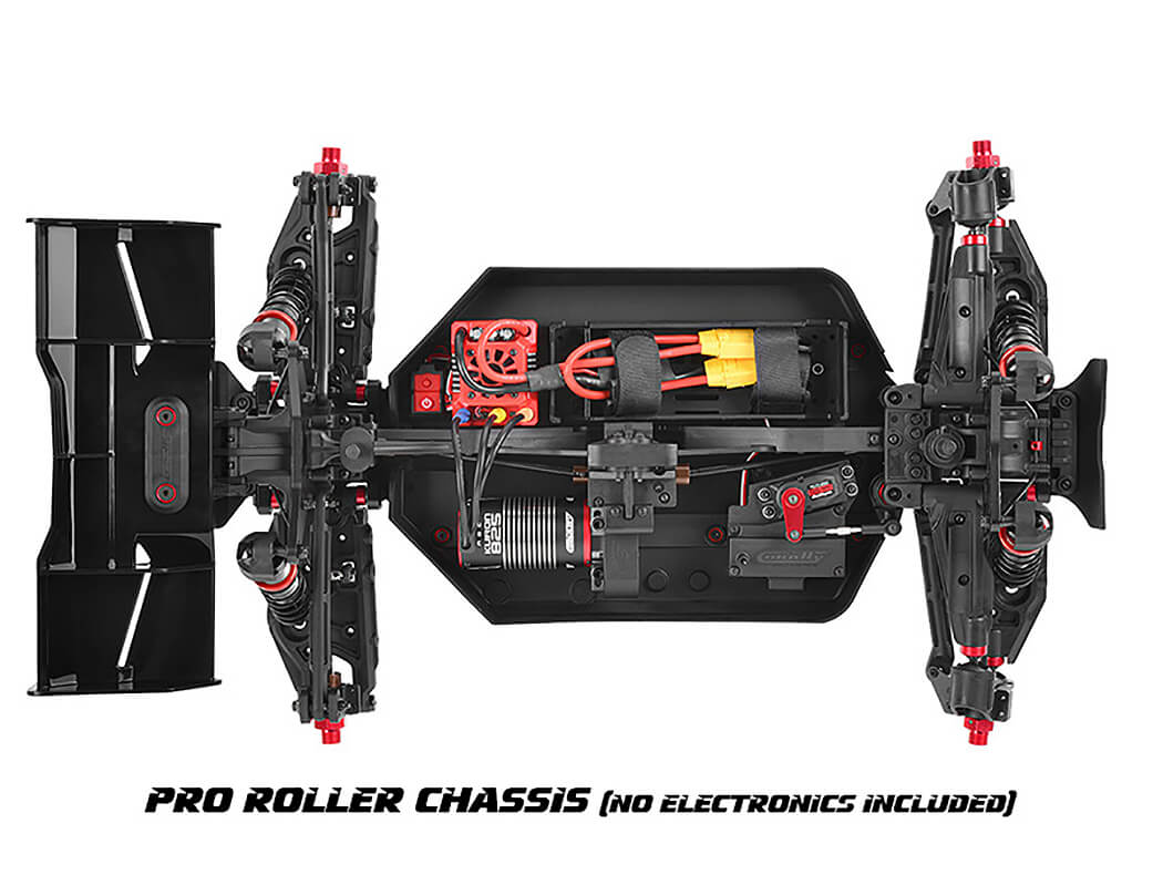 CORALLY ASUGA XLR BLUE 6S ROLLER BUGGY CHASSIS - Image 3