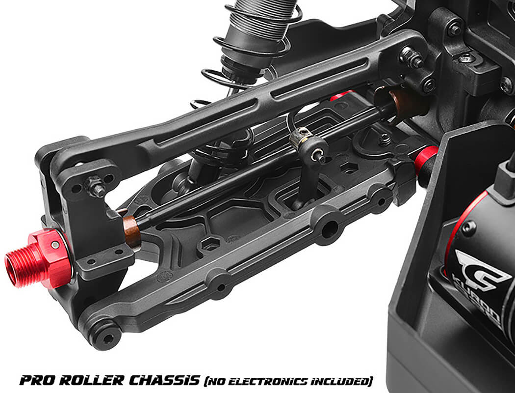 CORALLY ASUGA XLR BLUE 6S ROLLER BUGGY CHASSIS - Image 5