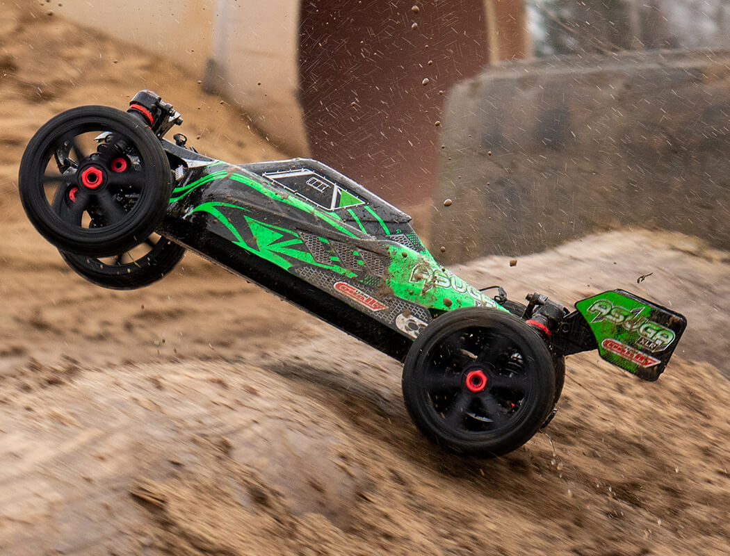 CORALLY ASUGA XLR GREEN 6S ROLLER BUGGY CHASSIS - Image 8
