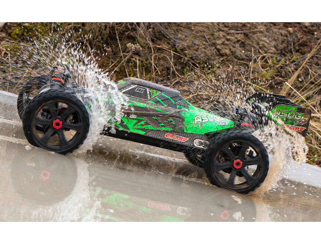 CORALLY ASUGA XLR GREEN 6S ROLLER BUGGY CHASSIS - Image 7