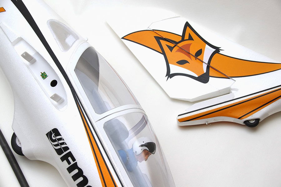FMS 3000MM FOX GLIDER PNP (XT90) WITH REFLEX FMS107P-REFV2
