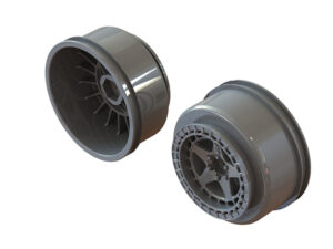 Arrma Senton 1/10 SC 2.2/3.0 Wheel 14mm Hex Gun Metal