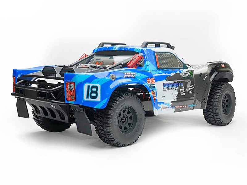 FTX Apache 2.0 1/10 Brushless Trophy Truck RTR - Blue FTX5498V2B - Image 4