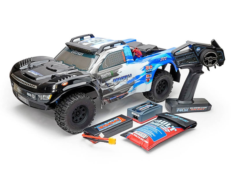 FTX Apache 2.0 1/10 Brushless Trophy Truck RTR - Blue FTX5498V2B - Image 5