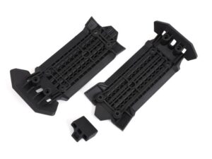 Traxxas Front and Rear Skid Plates with Rubber Impact Cushion (XRT)